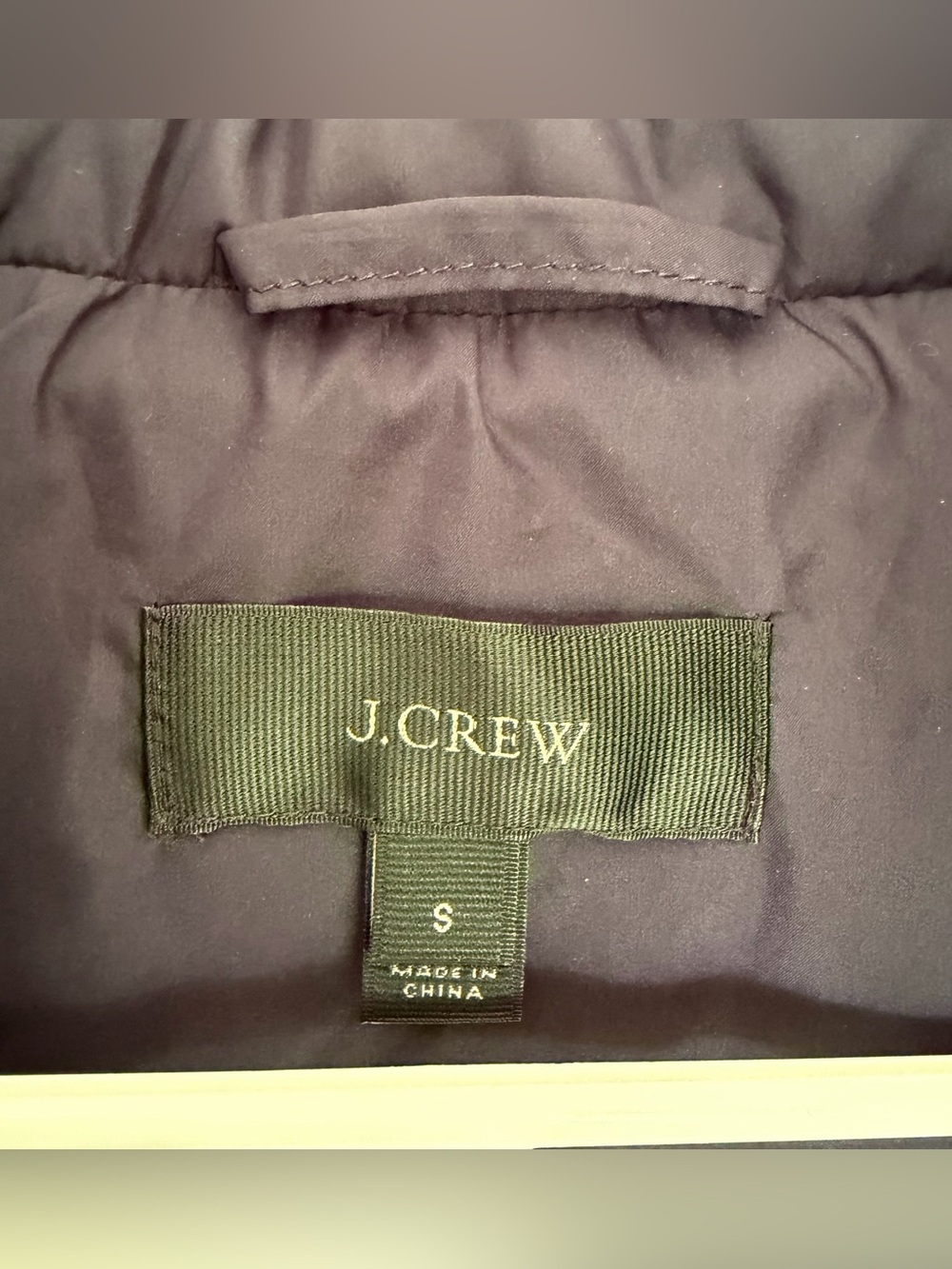 J. Crew Excursion Diamond Quilted Gold Hardware Vest Size Small - Picture 4 of 7